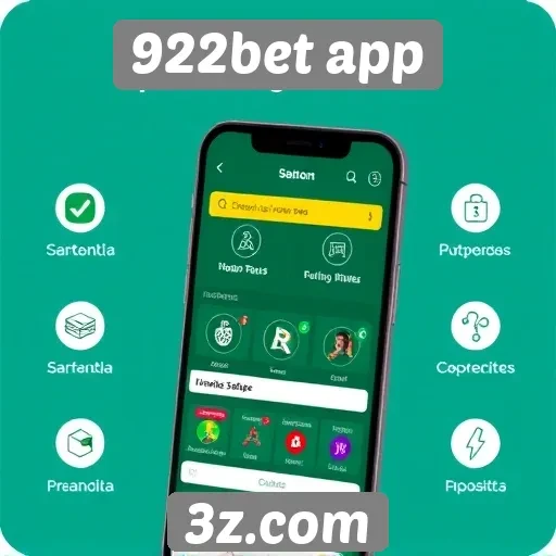 Funcionalidades principais do aplicativo 922bet