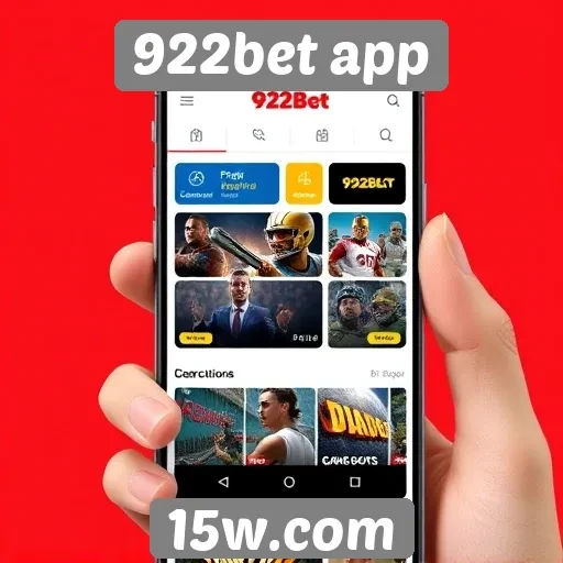 Avaliação da interface do usuário do 922bet app